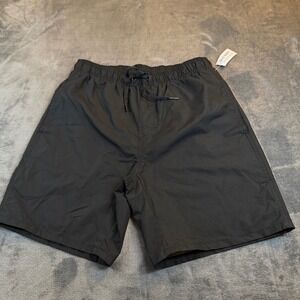 Old Navy Swim Trunks Black Board Shorts Lined Mens Size XS 28x7" NWT